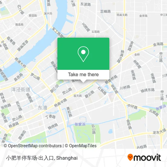 小肥羊停车场-出入口 map
