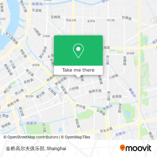 金桥高尔夫俱乐部 map