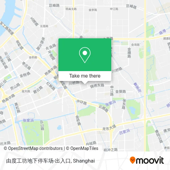 由度工坊地下停车场-出入口 map