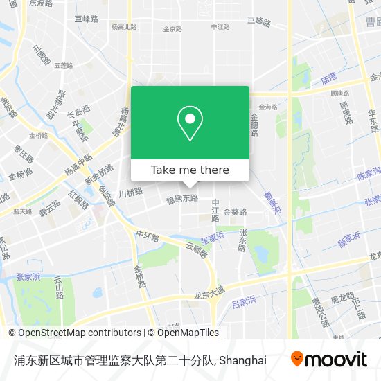 浦东新区城市管理监察大队第二十分队 map