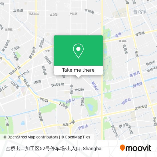 金桥出口加工区52号停车场-出入口 map