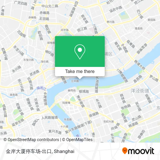 金岸大厦停车场-出口 map