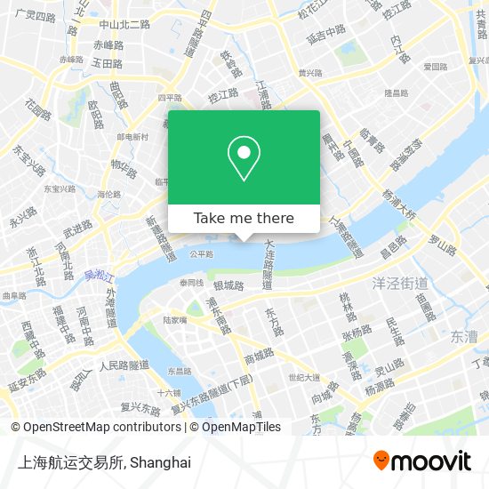 上海航运交易所 map