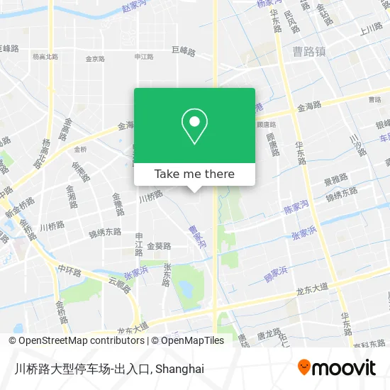 川桥路大型停车场-出入口 map