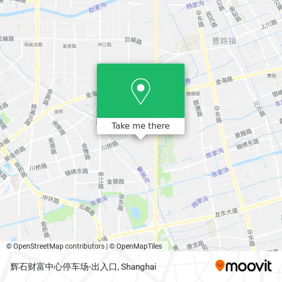 辉石财富中心停车场-出入口 map