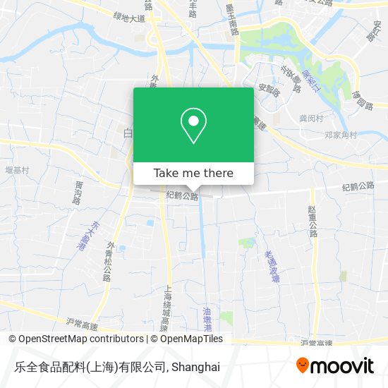 乐全食品配料(上海)有限公司 map