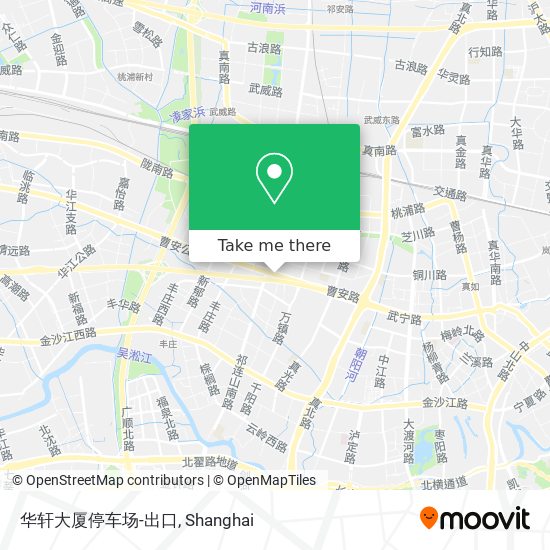 华轩大厦停车场-出口 map