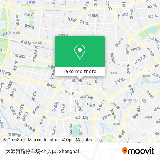 大渡河路停车场-出入口 map