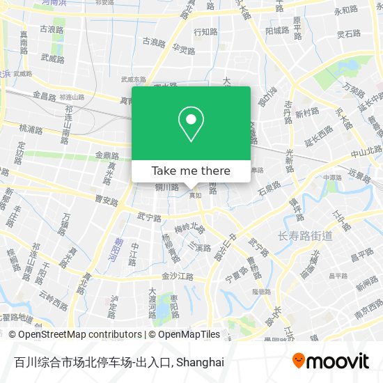 百川综合市场北停车场-出入口 map