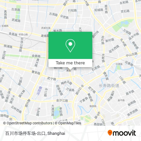 百川市场停车场-出口 map