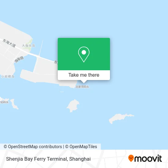 Shenjia Bay Ferry Terminal map