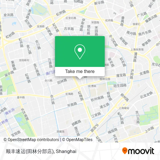 顺丰速运(田林分部店) map