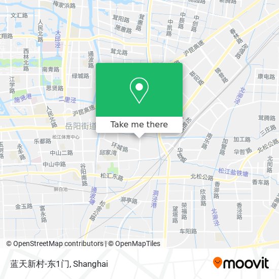 蓝天新村-东1门 map