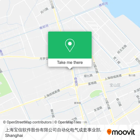 上海宝信软件股份有限公司自动化电气成套事业部 map