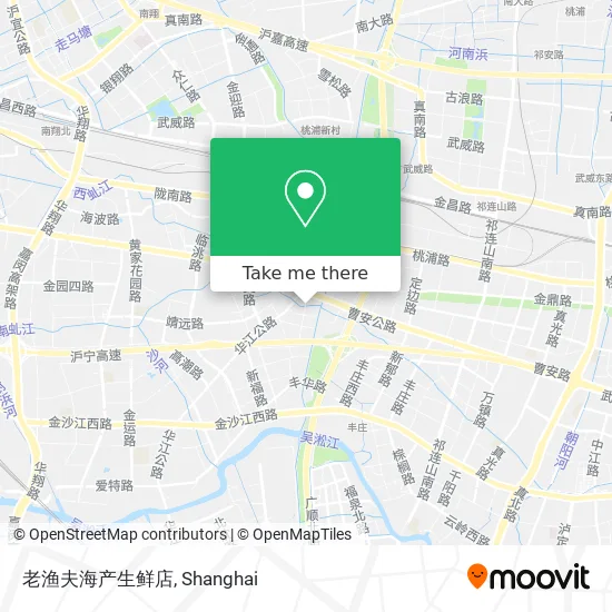 老渔夫海产生鲜店 map