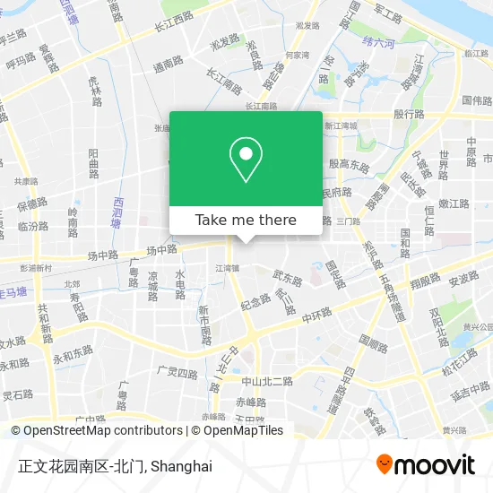 正文花园南区-北门 map