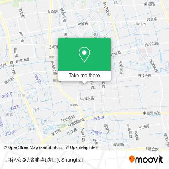 周祝公路/瑞浦路(路口) map