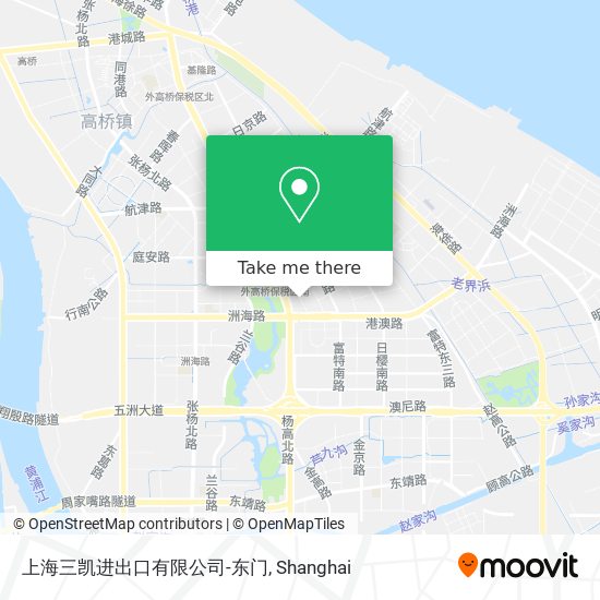 上海三凯进出口有限公司-东门 map