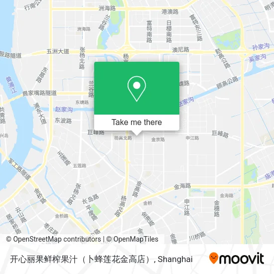 开心丽果鲜榨果汁（卜蜂莲花金高店） map