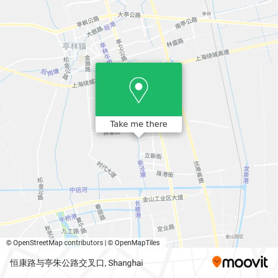 恒康路与亭朱公路交叉口 map