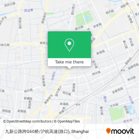 九新公路跨G60桥/沪杭高速(路口) map