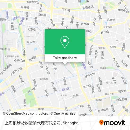 上海银珍货物运输代理有限公司 map