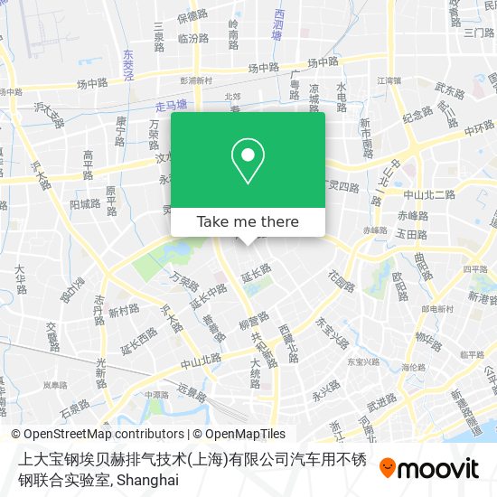 上大宝钢埃贝赫排气技术(上海)有限公司汽车用不锈钢联合实验室 map