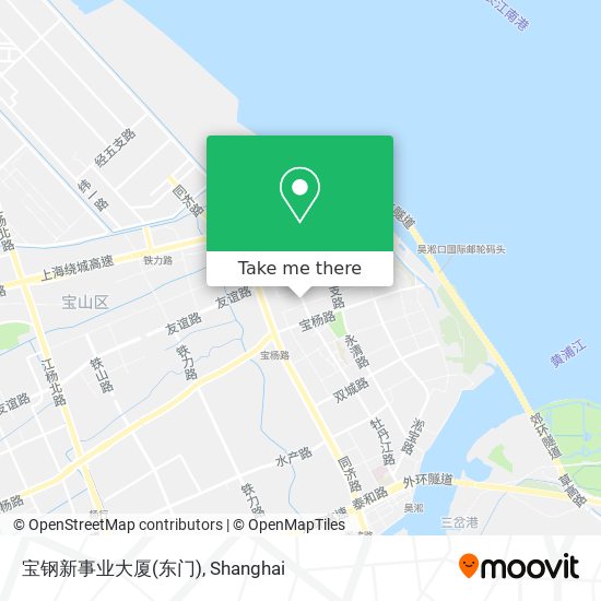 宝钢新事业大厦(东门) map