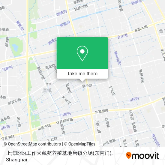 上海盼盼工作犬藏獒养殖基地唐镇分场(东南门) map