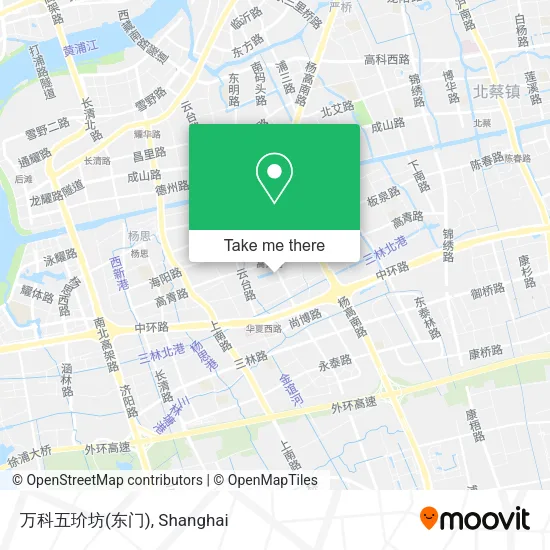 万科五玠坊(东门) map