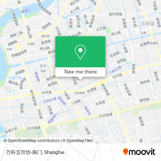 万科五玠坊-南门 map