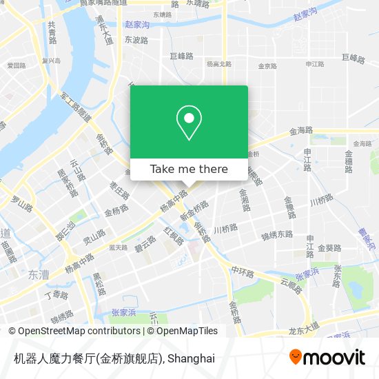 机器人魔力餐厅(金桥旗舰店) map