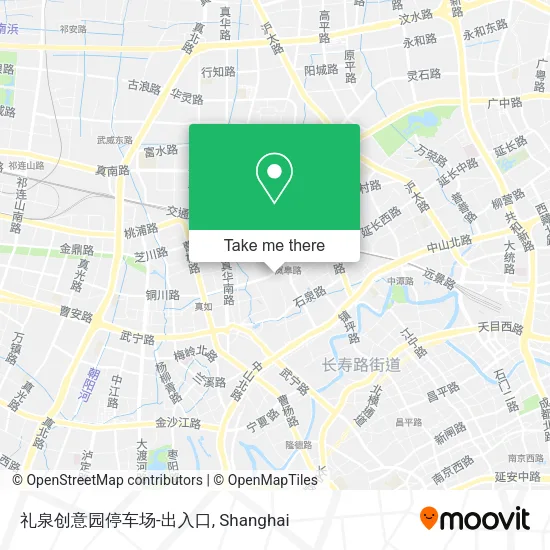 礼泉创意园停车场-出入口 map