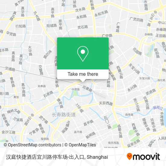 汉庭快捷酒店宜川路停车场-出入口 map