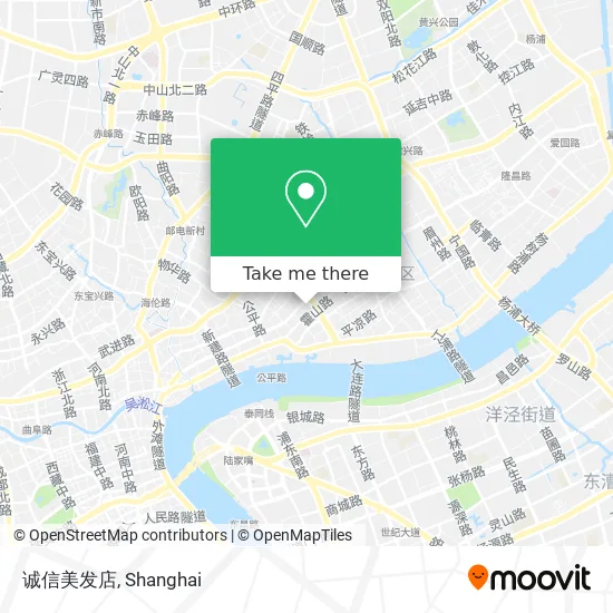 诚信美发店 map