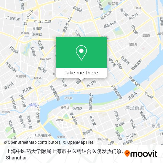 上海中医药大学附属上海市中医药结合医院发热门诊 map