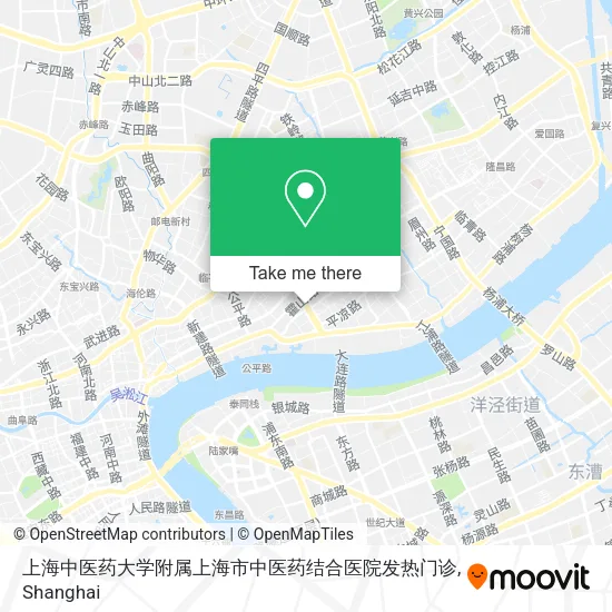 上海中医药大学附属上海市中医药结合医院发热门诊 map
