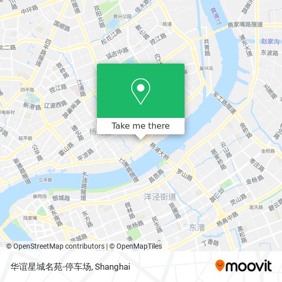 华谊星城名苑-停车场 map