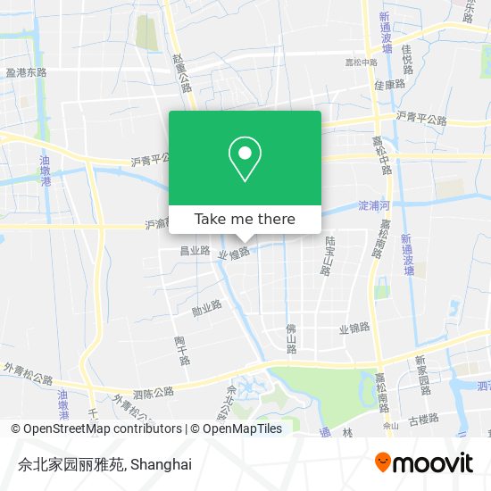 佘北家园丽雅苑 map