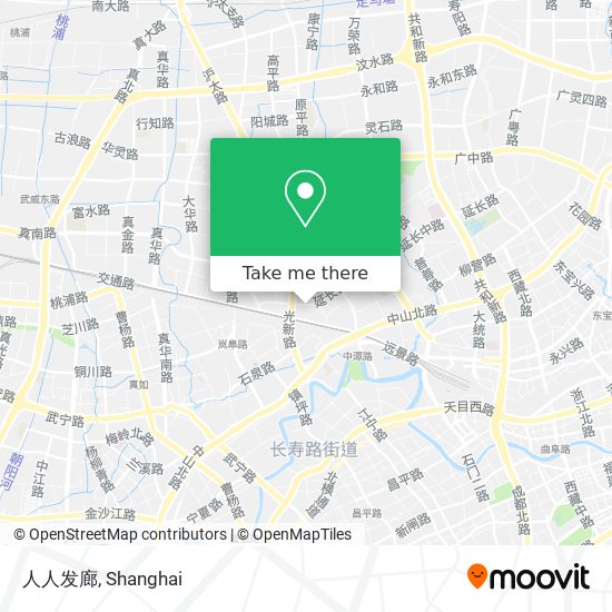 人人发廊 map