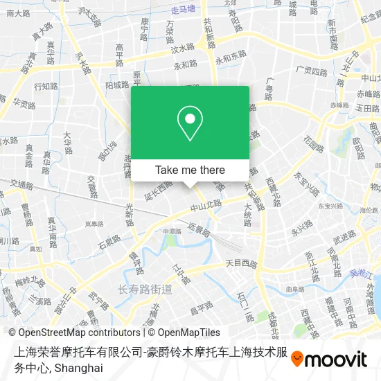 上海荣誉摩托车有限公司-豪爵铃木摩托车上海技术服务中心 map