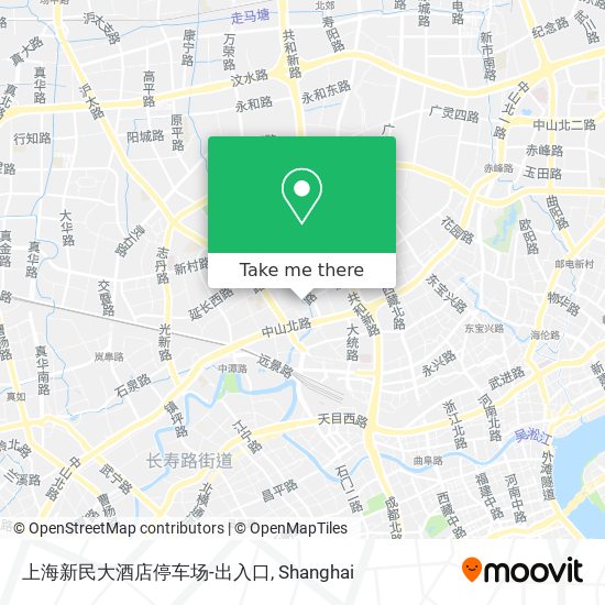 上海新民大酒店停车场-出入口 map