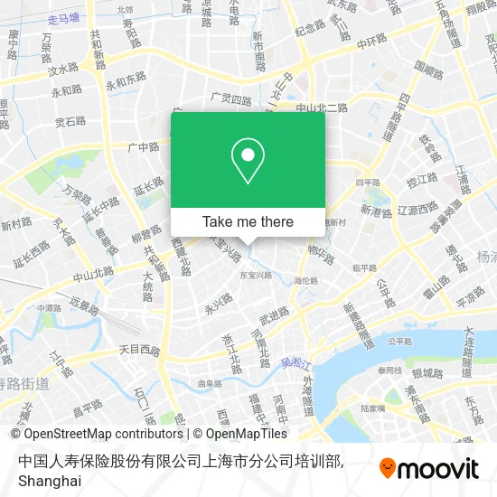 中国人寿保险股份有限公司上海市分公司培训部 map