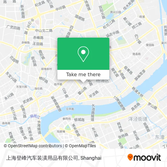 上海登峰汽车装潢用品有限公司 map