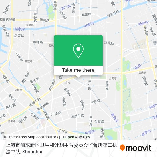 上海市浦东新区卫生和计划生育委员会监督所第二执法中队 map