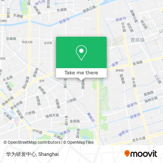 华为研发中心 map