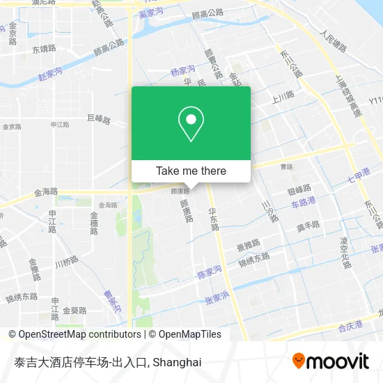泰吉大酒店停车场-出入口 map