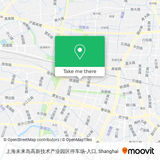 上海未来岛高新技术产业园区停车场-入口 map