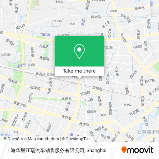 上海华星江瑞汽车销售服务有限公司 map