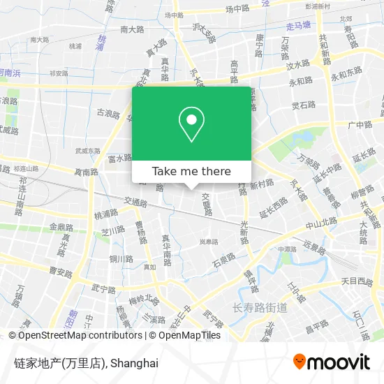 链家地产(万里店) map